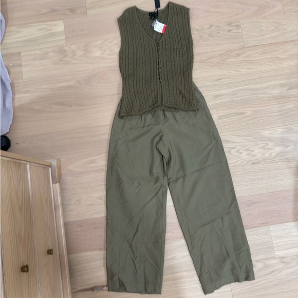 House of Harlow 1960 Pants - Olive Green Women's Set